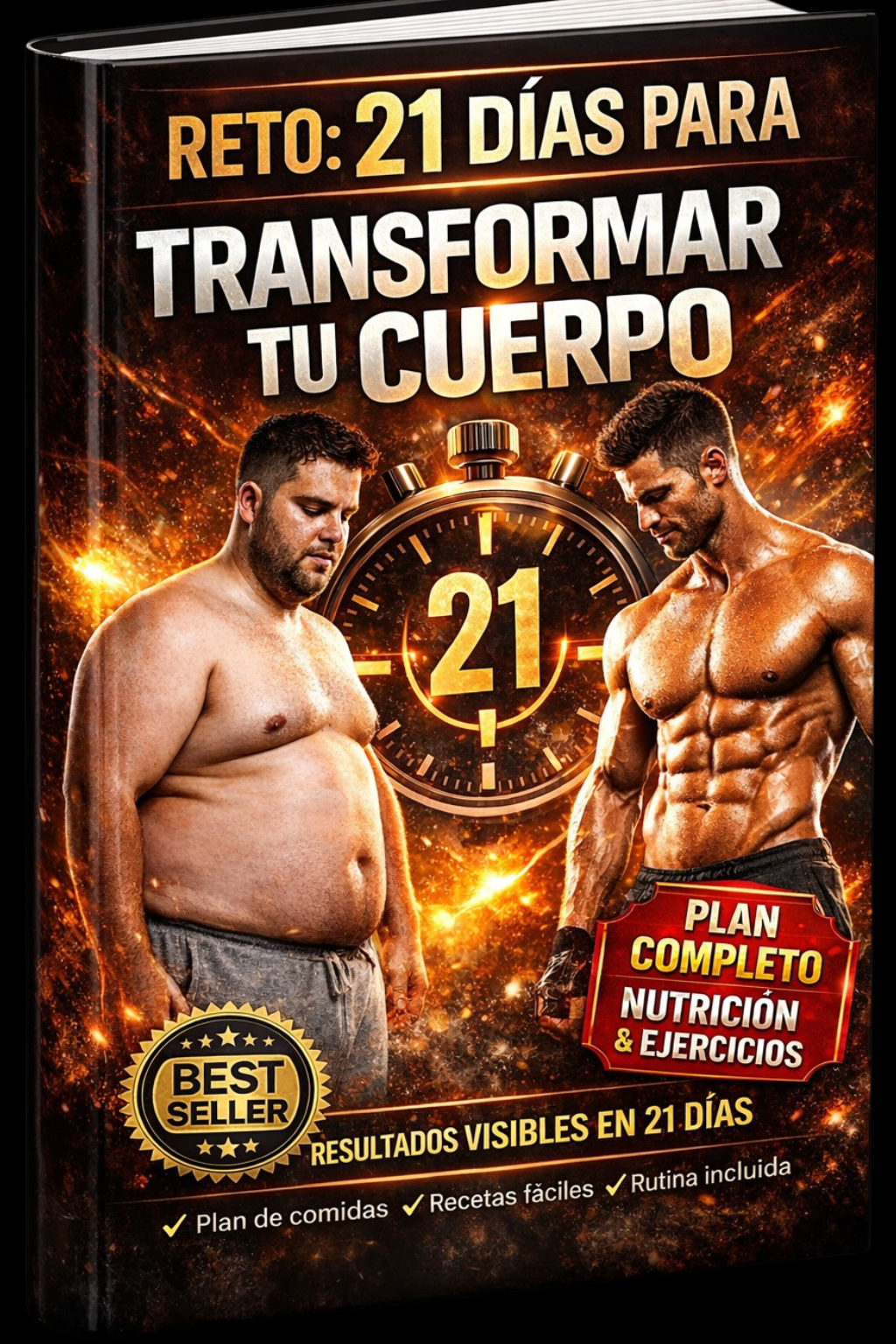 Transformá tu cuerpo en 21 días (sin excusas)+3 BONOS